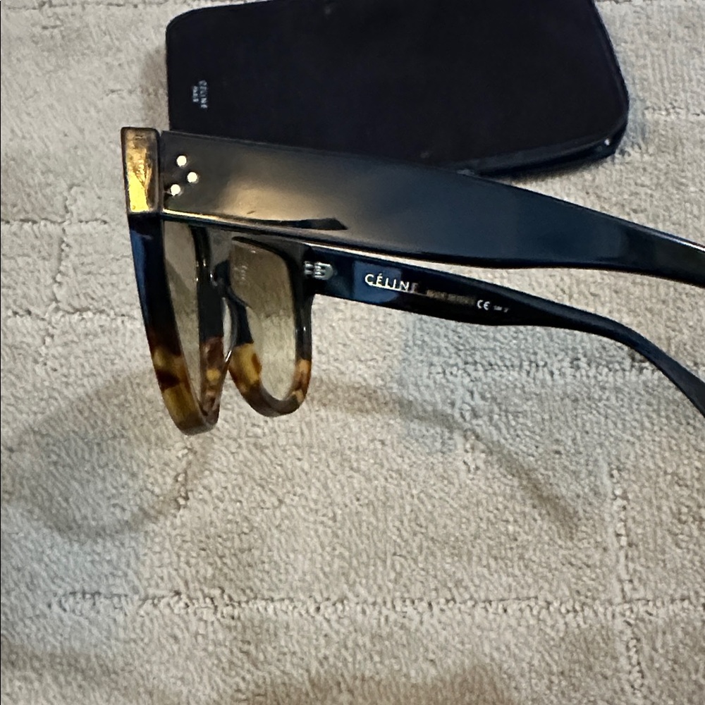 Celine Black and Brown Sunglasses - Picture 2 of 8